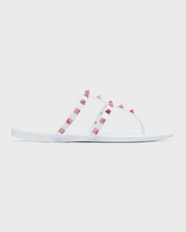 Rockstud Summer Caged Slide Sandals